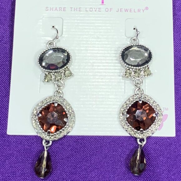 NWT Lia Sophia Jewerly Tuscany Dangle Earrings - Picture 1 of 1
